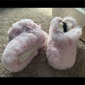 Pink Baby Fur Uggs